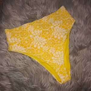 Aerie high leg swim bottoms